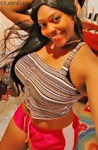 happy Dominican Republic girl Darlin from La Romana DO41170
